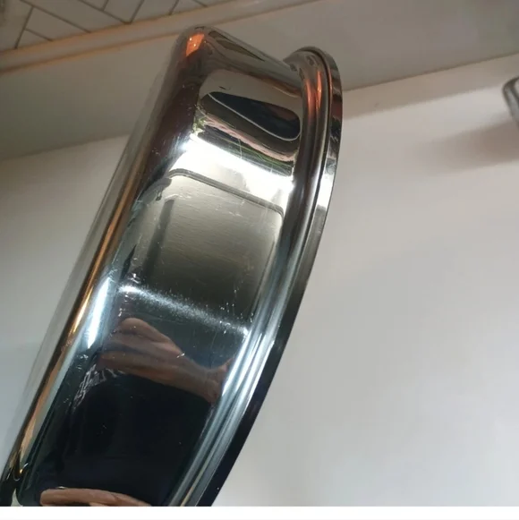 Vintage Vogue Stainless Steel 3 Ply 18-8 Frying Skillet Pan 10 Inch - Picture 6 of 8